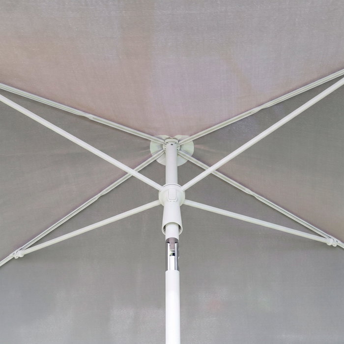 AKTIVE Sombrilla 180x120cm Gris con Protección UV30+ AKTIVE Sombrilla 180x120cm Gris con Protección UV30+
