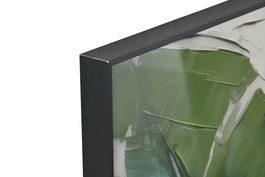 DKD Home Decor Cuadro Tropical Verde Aluminio MDF Palmera 80 x 3.5 x 120 cm (2 Unidades)