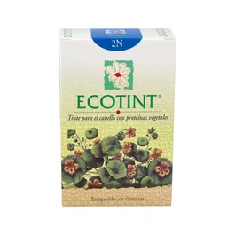ECOTINT Tinte Para Cabello Sin Amoniaco Cobertura De Canas 60ml