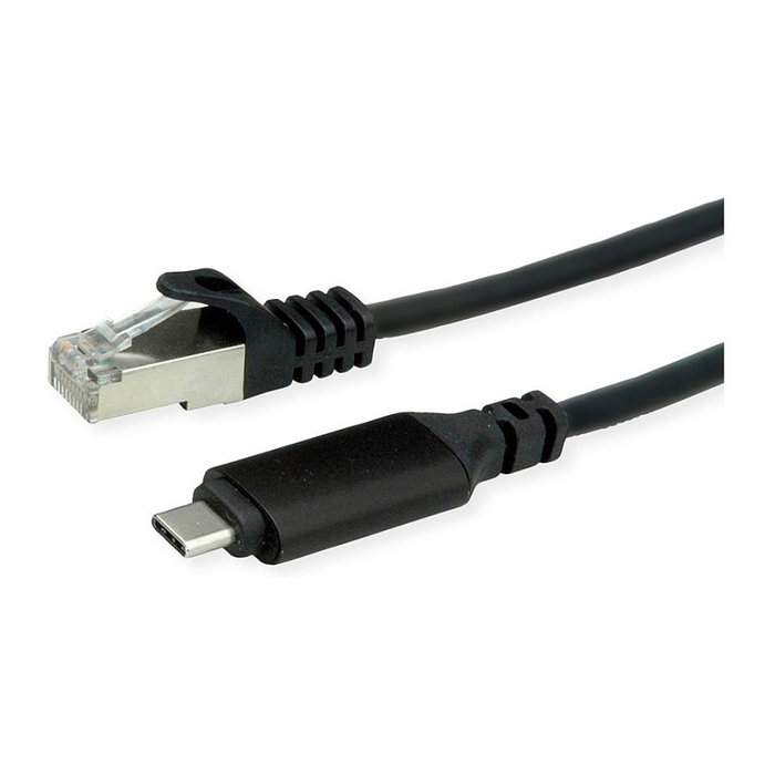 ROLINE Cable Conversor USB 3.2 Gen 2 Tipo C a Gigabit Ethernet 1,5m Negro ROLINE Cable Conversor USB 3.2 Gen 2 Tipo C a Gigabit Ethernet 1,5m Negro