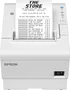 Epson TM-T88VII Impresora de recibos USB Ethernet Serial PS Blanco