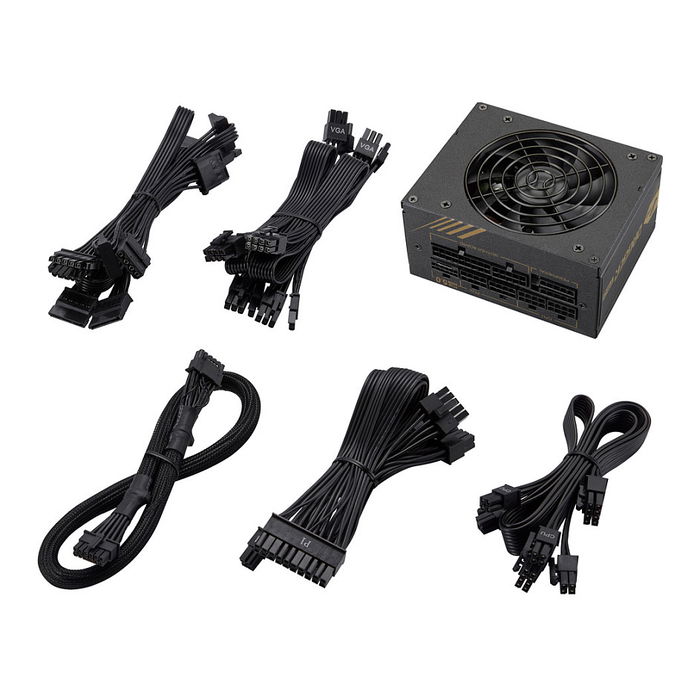 FSP Dagger Pro 850W Fuente de Alimentación SFX ATX 3.0, 80 Plus Gold Certificación, Negro, Completamente Modular