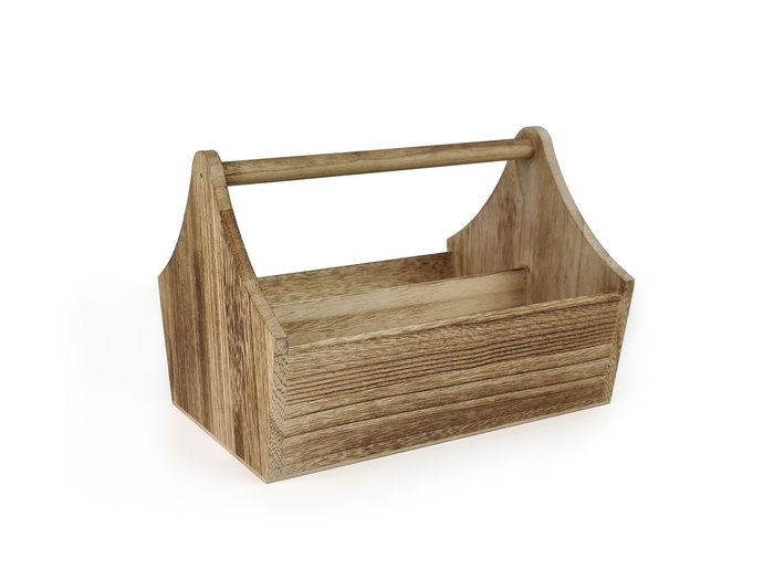 Inde Organizador de Madera para Salsas y Especias My Bar con Dimensiones 25.1 cm x 18.2 cm x 17.8 cm (6 Unidades)