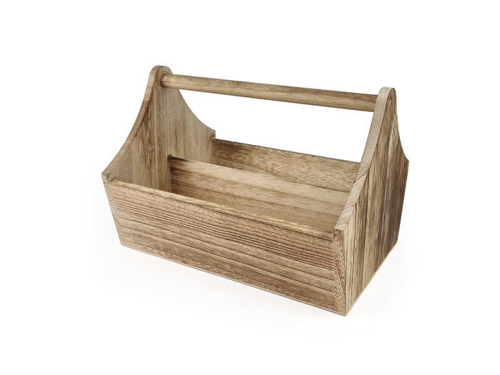 Inde Organizador de Madera para Salsas y Especias My Bar con Dimensiones 25.1 cm x 18.2 cm x 17.8 cm (6 Unidades)
