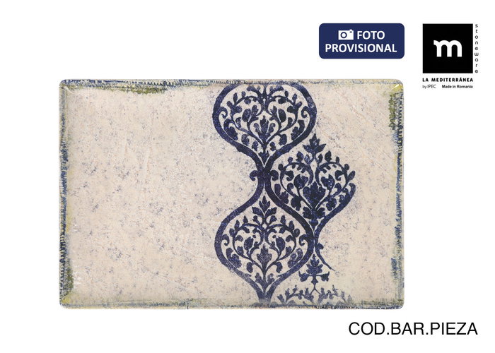 Inde Fuente Rectangular Rhombus Elite Brillo 30x20 cm (6 Unidades) Inde Fuente Rectangular Rhombus Elite Brillo 30x20 cm (6 Unidades)