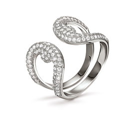 Folli Follie Anillo de Plata de Ley Plateado Talla 52