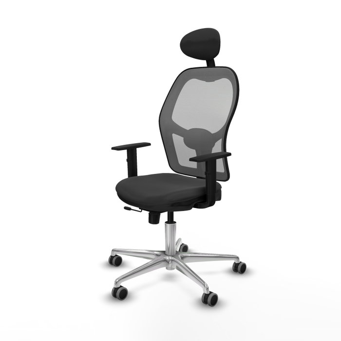 PIQUERAS Y CRESPO Silla de oficina Jorquera con mecanismo Sincro/Traslack, Gris PIQUERAS Y CRESPO Silla de oficina Jorquera con mecanismo Sincro/Traslack, Gris