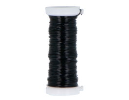 Innspiro Alambre de hierro galvanizado negro 0,30mm de 20m