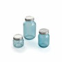 Quid Set de 3 Botes de Vidrio Minimal 25 cL-45 cL-100 mL Beige