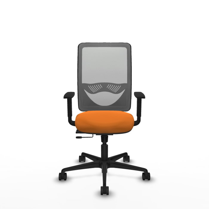 PIQUERAS Y CRESPO Silla de oficina Zulema Naranja y Gris PIQUERAS Y CRESPO Silla de oficina Zulema Naranja y Gris