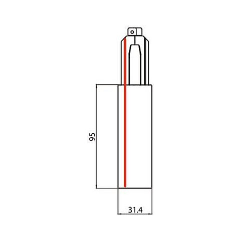 Brumberg. Leuchten 87167080 DALI-Endeinspeisung 3-Ph-Schiene ONETRACK negro