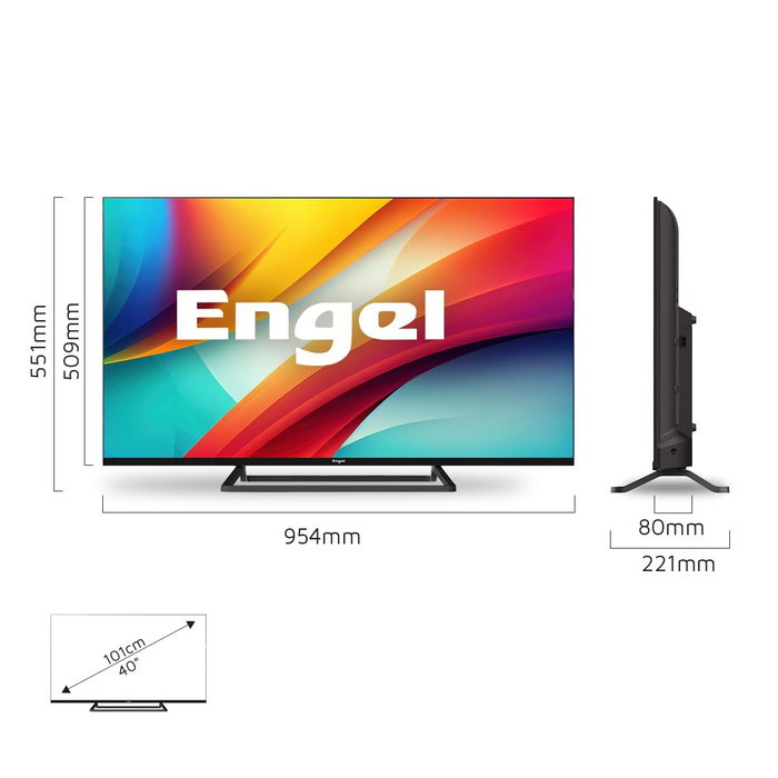 Smart TV Engel LE4086SM 40 40" Full HD LED PVR DVB-T2 Smart TV Engel LE4086SM 40 40" Full HD LED PVR DVB-T2
