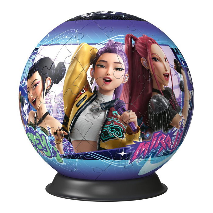 RAVENSBURNER Puzzle Ball 3D KPop Demon Hunters de 72 piezas