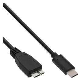 InLine Cable USB 3.1 Tipo C a Micro-B Negro 0,5m