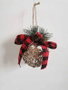 DKD Home Decor Bola de Decoración de Ratán Plateado Natural 10x10x10 cm