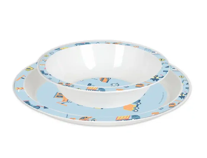 Safta Set de platos cubiertos y vaso preescolar