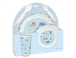 Safta Set de platos cubiertos y vaso preescolar