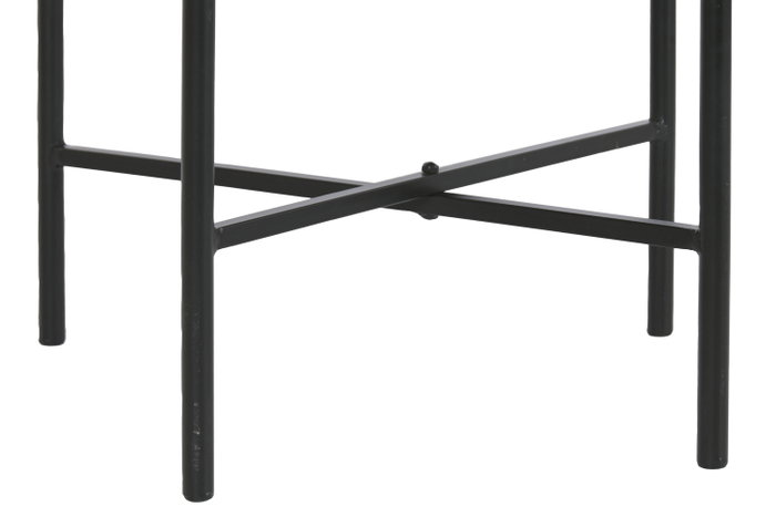 DKD Home Decor Mesita Auxiliar Urban Marron Negro 50 x 47 x 60 cm Hierro Desmontable DKD Home Decor Mesita Auxiliar Urban Marron Negro 50 x 47 x 60 cm Hierro Desmontable