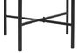 DKD Home Decor Mesita Auxiliar Urban Marron Negro 50 x 47 x 60 cm Hierro Desmontable