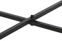 DKD Home Decor Mesita Auxiliar Urban Marron Negro 50 x 47 x 60 cm Hierro Desmontable