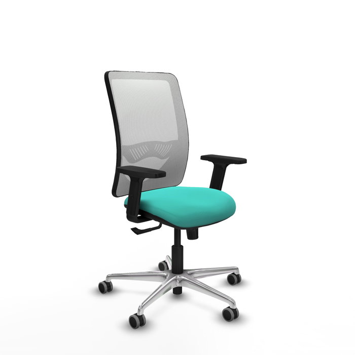 PIQUERAS Y CRESPO Silla de oficina Zulema, mecanismo Sincro, Turquesa y Blanco PIQUERAS Y CRESPO Silla de oficina Zulema, mecanismo Sincro, Turquesa y Blanco