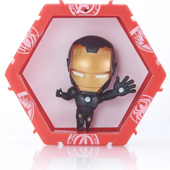 Wow stuff Figura LED de Iron Man Gold Metallic de Marvel Wow stuff Figura LED de Iron Man Gold Metallic de Marvel