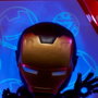 Wow stuff Figura LED de Iron Man Gold Metallic de Marvel