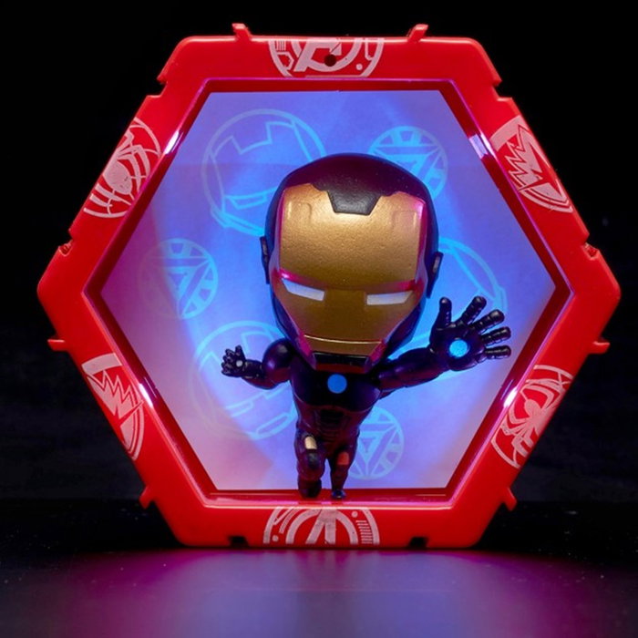 Wow stuff Figura LED de Iron Man Gold Metallic de Marvel Wow stuff Figura LED de Iron Man Gold Metallic de Marvel