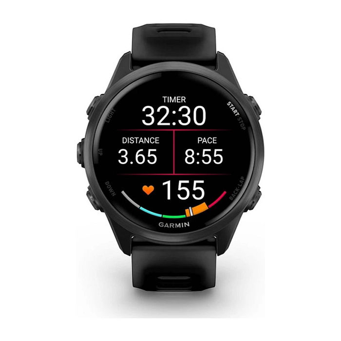 Garmin Forerunner 570 Slate Grey - Reloj GPS Multideporte con Caja de Aluminio y Pulsera de Silicona
