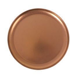 VIEJO VALLE Plato Llano Vintage Cobre 30 cm de Diametro, Plato para Vajilla y Decoracion (Set de 12)