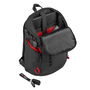 Genesis Pallad 420 Mochila Portátil 15.6 Pulgadas, Poliéster 600D Impermeable, con Compartimento para Tableta, Auriculares y Teclado, 18L, Negro