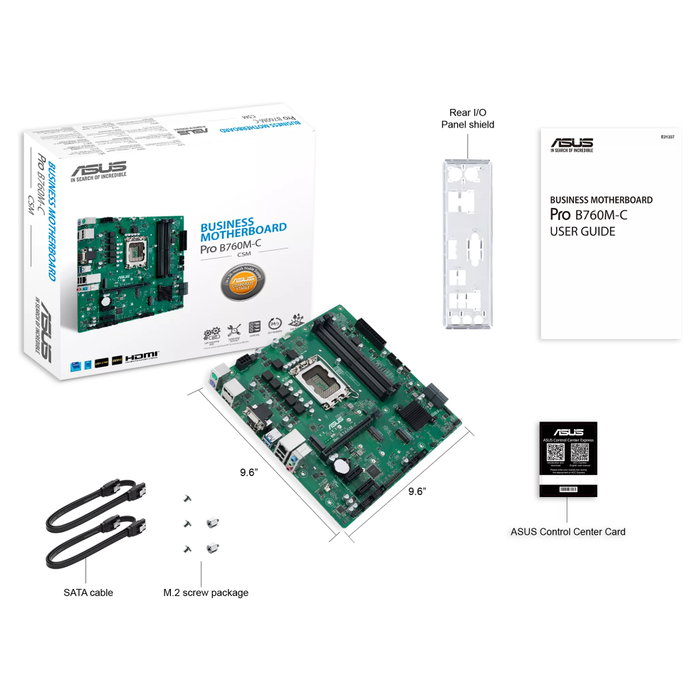 ASUS PRO B760M-C-CSM Intel B760 LGA 1700 micro ATX