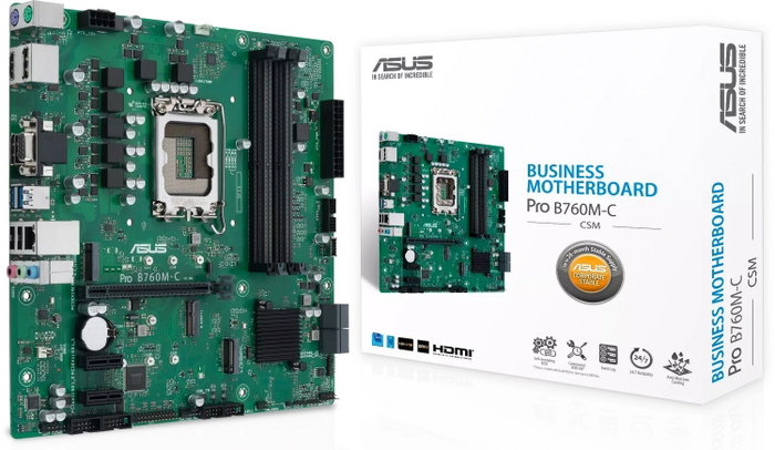 ASUS PRO B760M-C-CSM Intel B760 LGA 1700 micro ATX