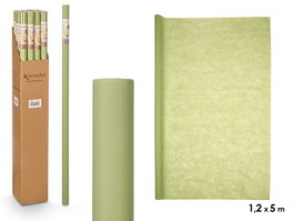 Kinvara Mantel Desechable 120x500 cm Tela No Tejida PP Color Verde (Set de 16)