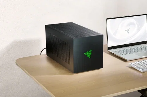 Razer Core X V2 RC21-02270200-R3M1 Negro Acero Caja para Tarjeta Gráfica Externa Thunderbolt 140W