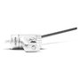 DICOTA D32180 - Universal Security 3-in-1 Cable de Bloqueo para Portátil, 2 m, Cerradura con Combinación, Acero, Negro/Plata