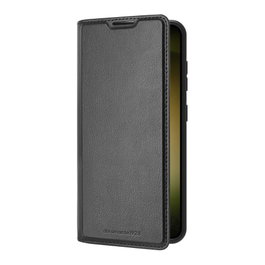 dbramante1928 Bergen funda tipo flip de cuero vegano negra para Samsung Galaxy S24