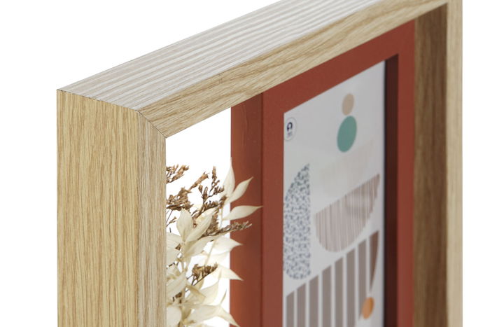 DKD Home Decor Marco de Fotos 10x15 Scandi Natural Terracota 7 x 23 x 25 cm (6 Unidades) DKD Home Decor Marco de Fotos 10x15 Scandi Natural Terracota 7 x 23 x 25 cm (6 Unidades)