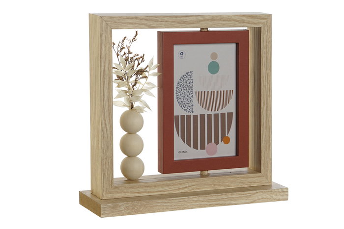 DKD Home Decor Marco de Fotos 10x15 Scandi Natural Terracota 7 x 23 x 25 cm (6 Unidades) DKD Home Decor Marco de Fotos 10x15 Scandi Natural Terracota 7 x 23 x 25 cm (6 Unidades)