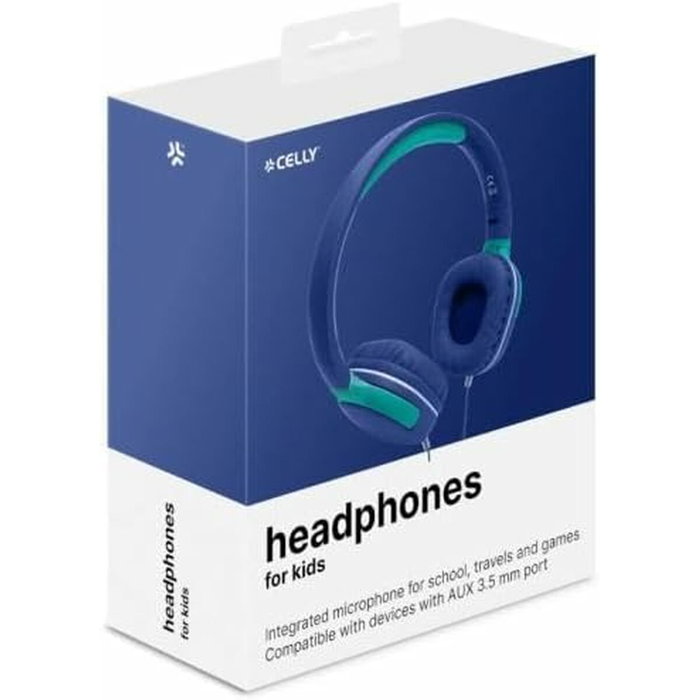 Celly Auricular Diadema para Niños Azul Celly Auricular Diadema para Niños Azul