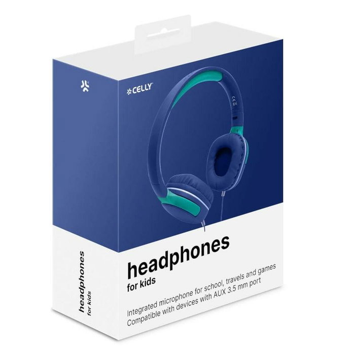 Celly Auricular Diadema para Niños Azul Celly Auricular Diadema para Niños Azul