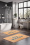 Mijölnir CT-5394 Juego de Alfombrillas de Baño de 2 Piezas, 100% Poliéster, Suaves, Antideslizantes, Antibacterianas, Lavables a Máquina, 40x60cm y 60x100cm