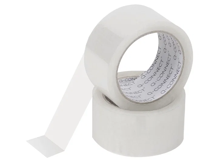 Q-connect Precinto de Polipropileno Transparente para Embalaje, 66 m x 50 mm, Alta Adherencia, 45 micras Q-connect Precinto de Polipropileno Transparente para Embalaje, 66 m x 50 mm, Alta Adherencia, 45 micras