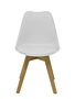 Silla Don Rodrigo de PVC color Blanco. Sin brazos