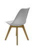 Silla Don Rodrigo de PVC color Blanco. Sin brazos
