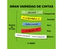 Dymo Cinta para Rotuladora LetraTag 12267 Negro sobre Transparente 12mm x 4m