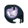 Dymo Cinta LetraTag 12mm x 4m Negro sobre Transparente