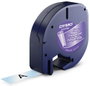 Dymo Cinta LetraTag 12mm x 4m Negro sobre Transparente