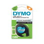 Dymo Cinta LetraTag 12mm x 4m Negro sobre Transparente