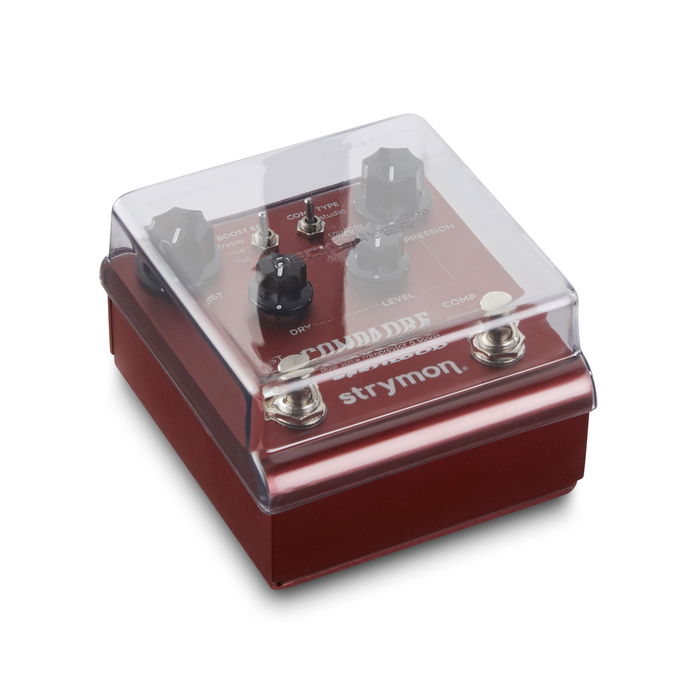 DECKSAVER Strymon 2 Switch Pedal Cover Tapa de policarbonato a medida para pedales Strymon de 2 pulsadores DECKSAVER Strymon 2 Switch Pedal Cover Tapa de policarbonato a medida para pedales Strymon de 2 pulsadores